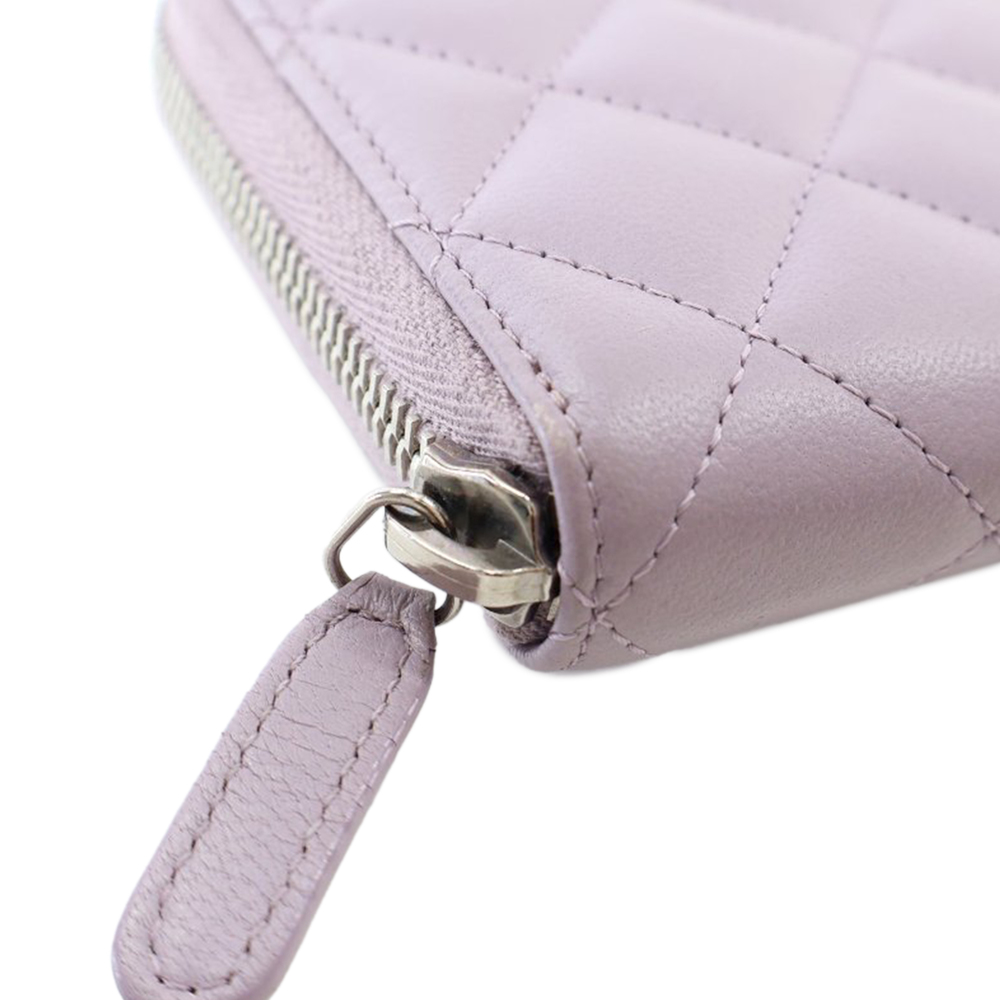 Pre-Loved Chanel Quilted Lambskin Classic Long Zip Wallet - Picture 10 of 12